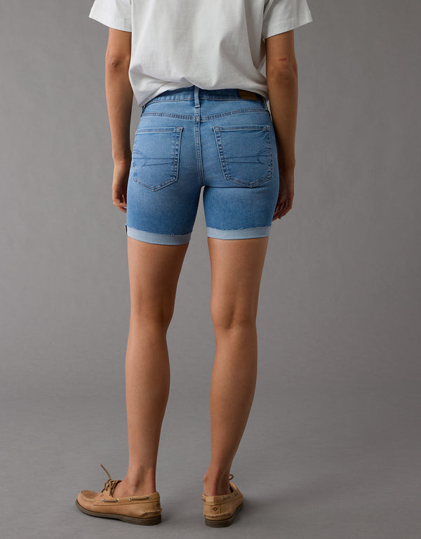 Bermuda skinny de mujer AE - Azul