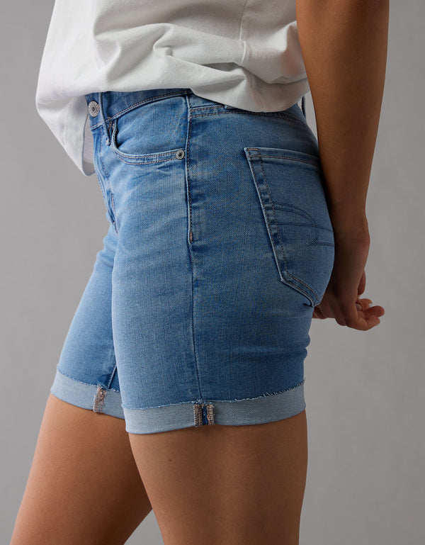 Bermuda skinny de mujer AE - Azul