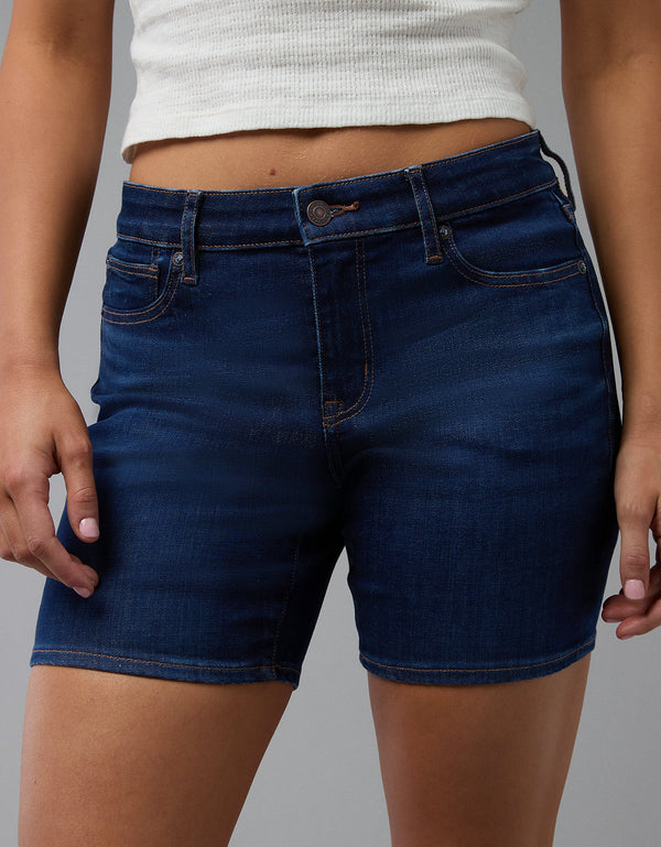 Bermuda skinny de mujer AE - Azul