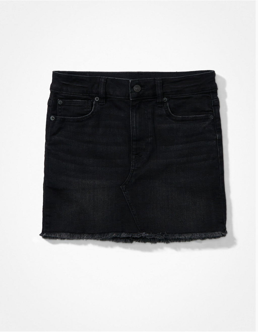 Mini falda AE tiro alto - Negro 8332_4582_081_f