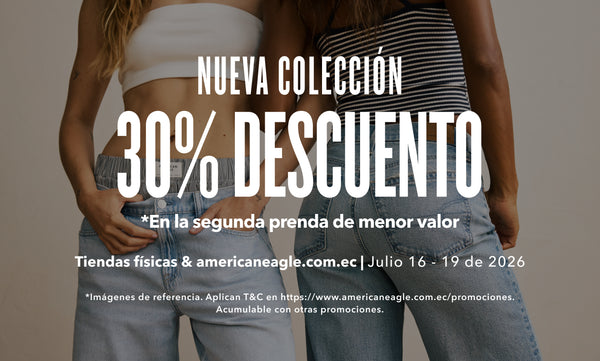 NUEVA COL 30% OFF EN LA SEGUNDA <br>PRENDA DE MENOR VALOR