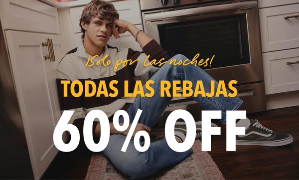 REBAJAS 60%OFF DE 8 PM a 10 AM