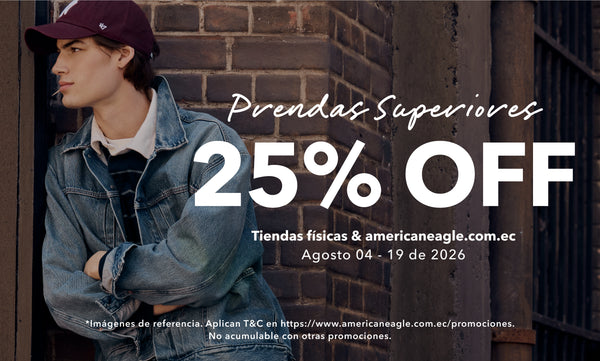 Prendas superiores 25% OFF